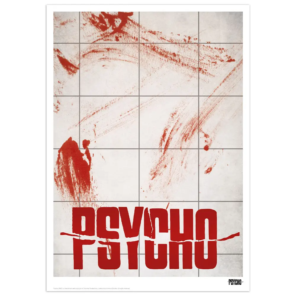 Alfred Hitchcock Limited Edition Art Print - Psycho 1