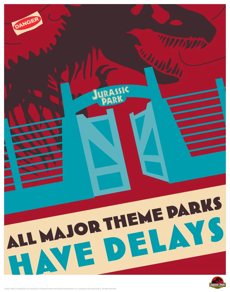 Jurassic Park Limited Edition Art Print - 2 - Release 2