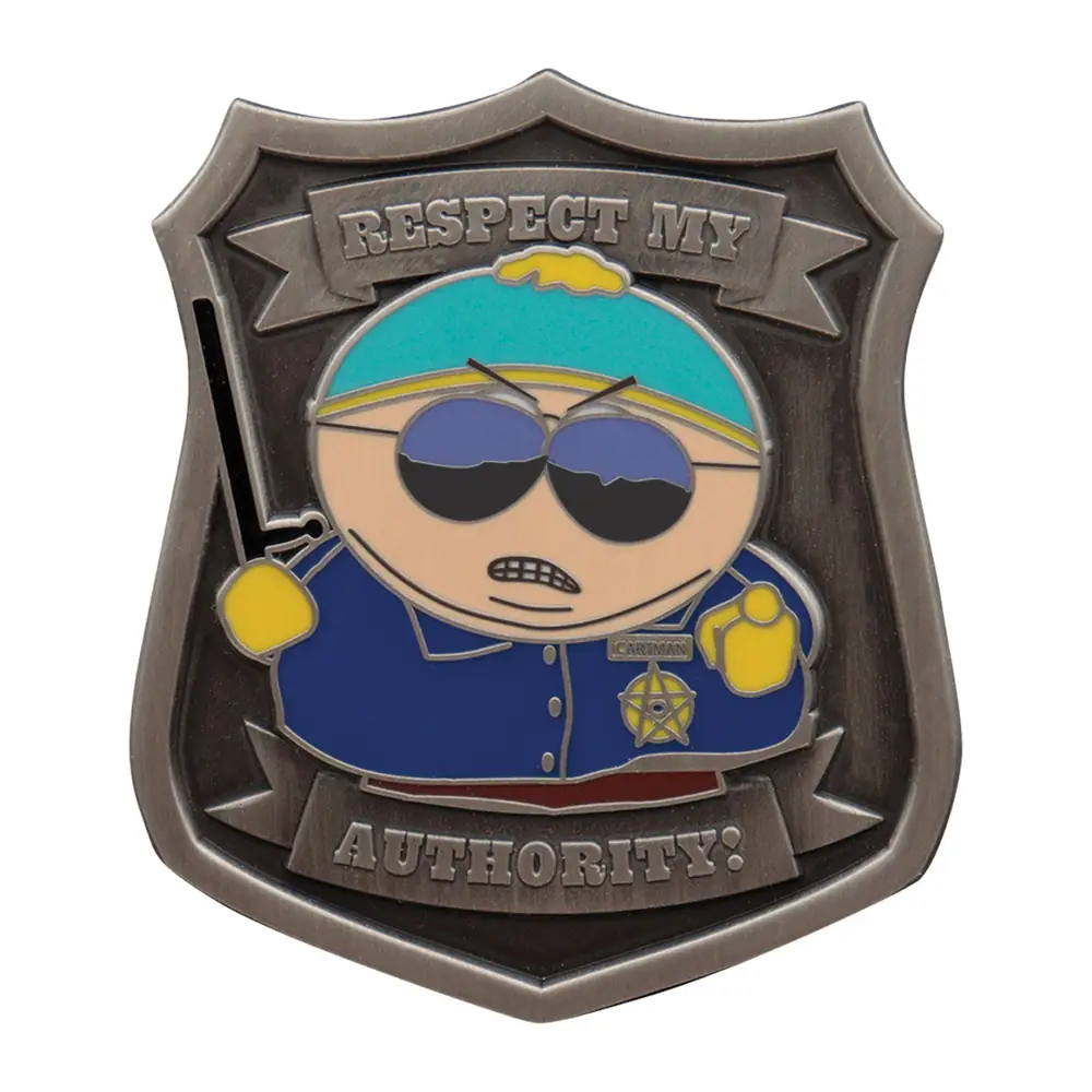 South Park Cartman Police Pin Badge