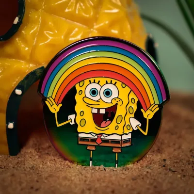 SpongeBob SquarePants Rainbow Pin Badge