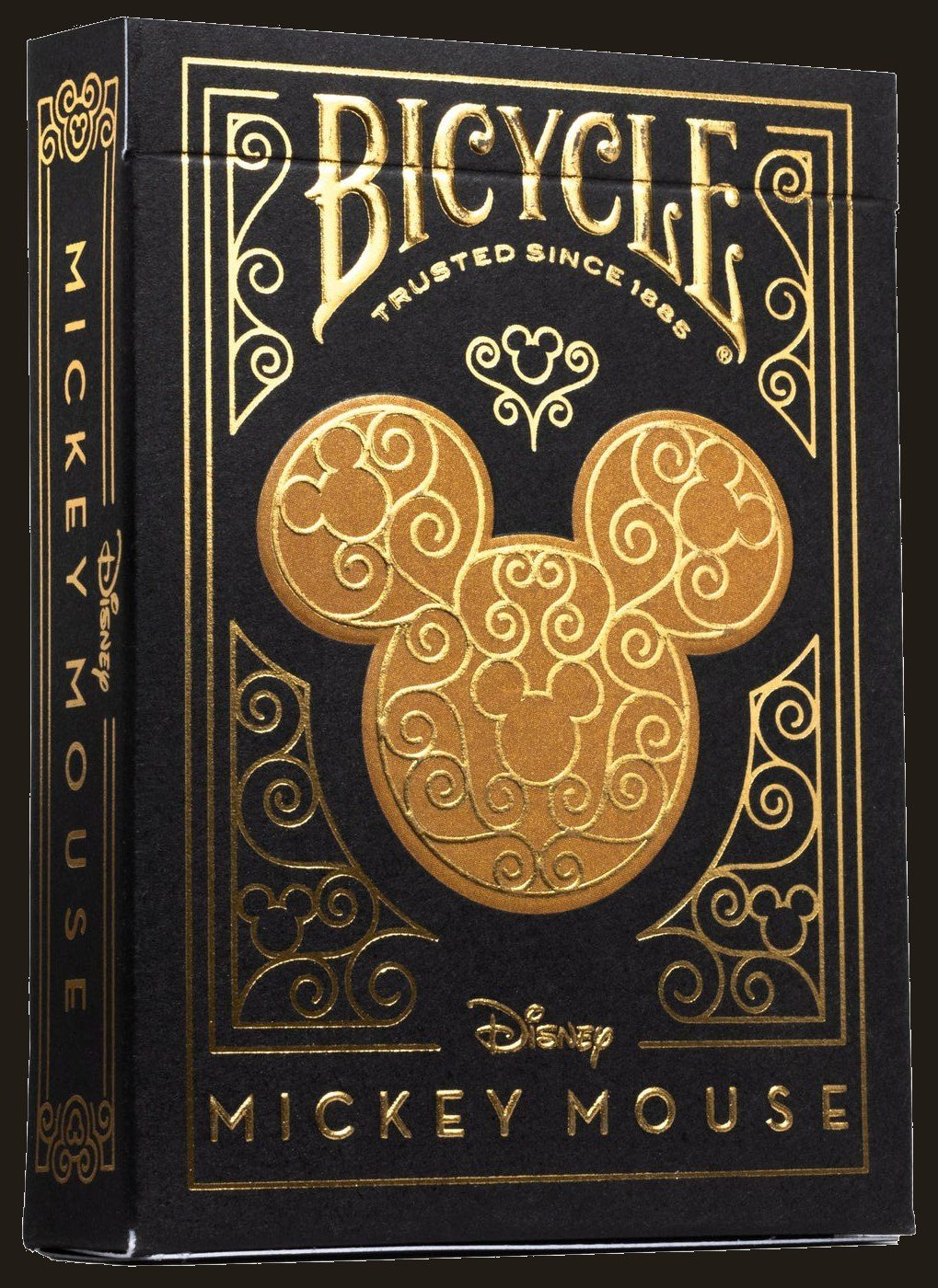 Mickey Mouse Playing Cards - Black and Gold